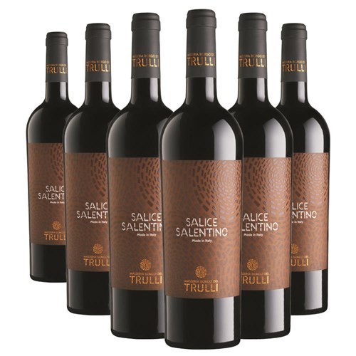 Case of 6 Trulli Salice Salentino DOP 75cl Red Wine